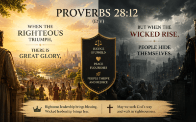 When the Righteous Triumph and the Wicked Rule!